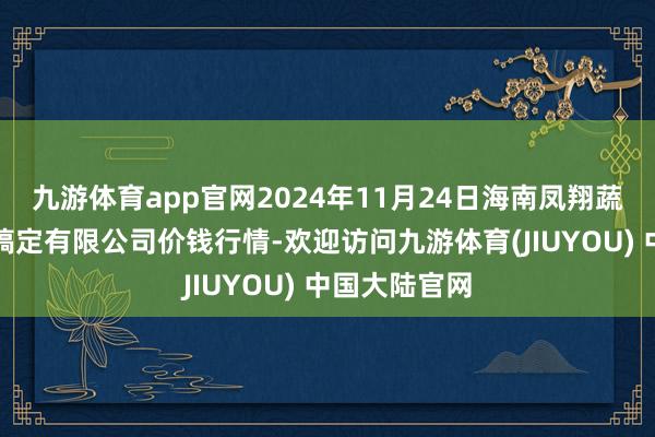 九游体育app官网2024年11月24日海南凤翔蔬菜批发市集搞定有限公司价钱行情-欢迎访问九游体育(JIUYOU) 中国大陆官网